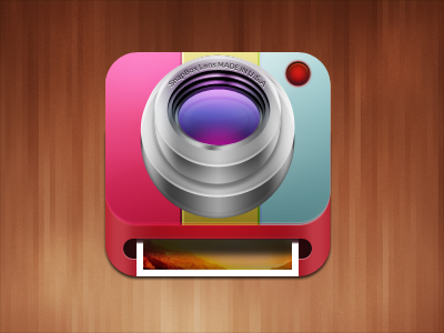 iOS Camera/Printer Mobile App Icons