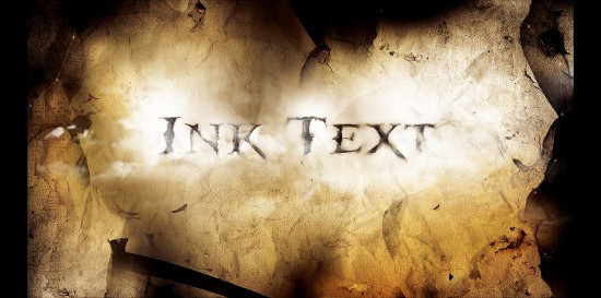 Create a Dissolved Ancient Ink Text Effect in Photoshop