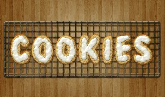 Cookie Text Effect in Photoshop