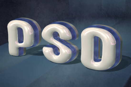 Create Glossy, Plastic, 3D Text in Photoshop CS5 Extended