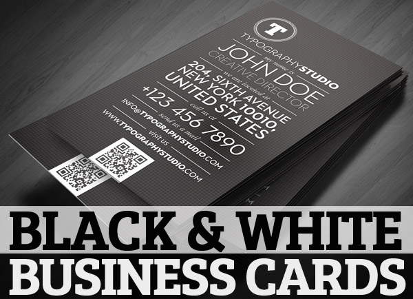 Black White Business Cards