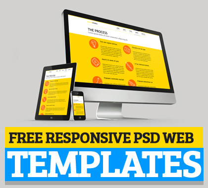 Free Responsive PSD Web Templates