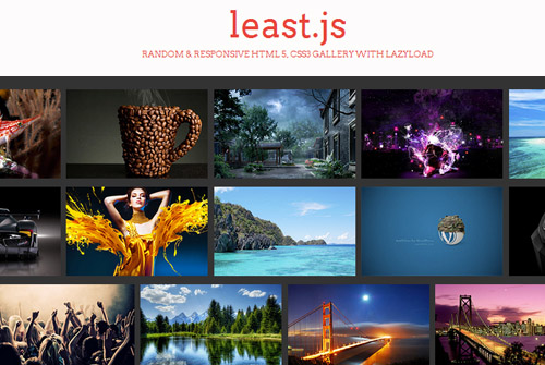 Responsive HTML5 and CSS3 Gallery with Lazy Loading