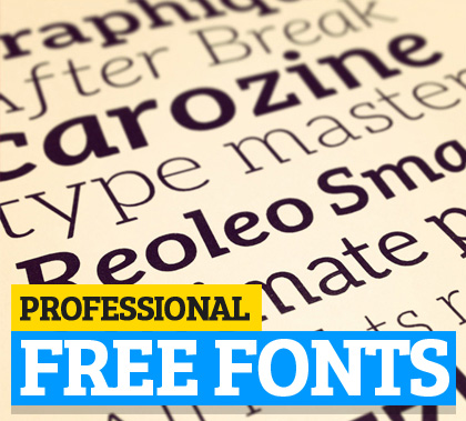Best Free Fonts for Posters, Flyers and Logo Designs