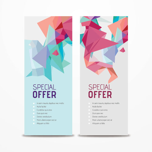 Promotional Banners Vector Graphic
