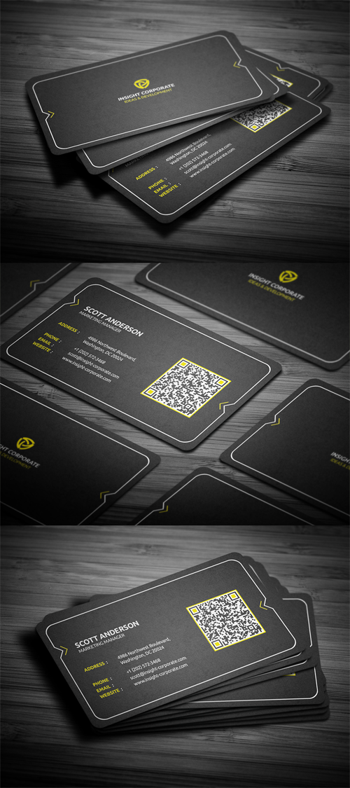 Rounded Modern Business Card