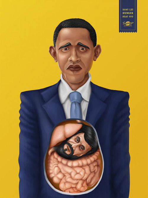 Tommys Diner & Burger: Obama Advertising Poster-15