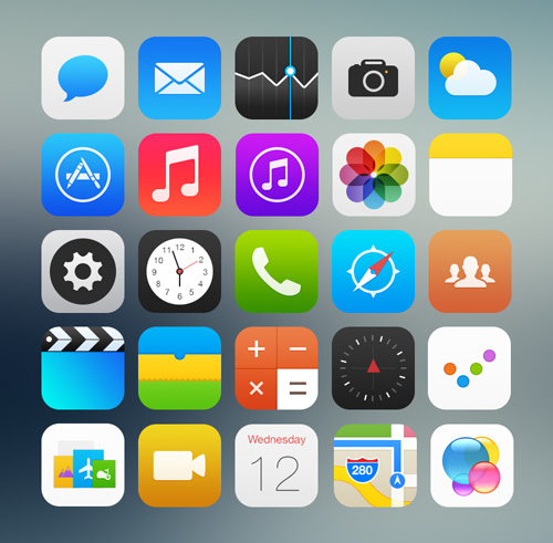 iOS 7 Icons