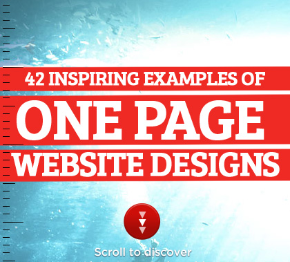 One Page Website Designs