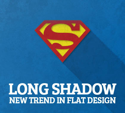 Long Shadow Flat Design