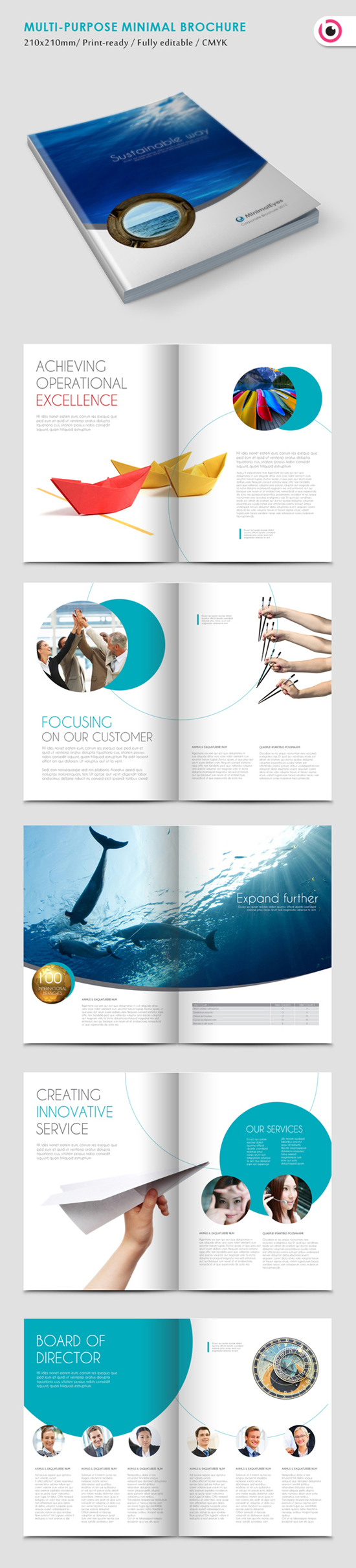 Multi-Purpose Minimal Brochure Template