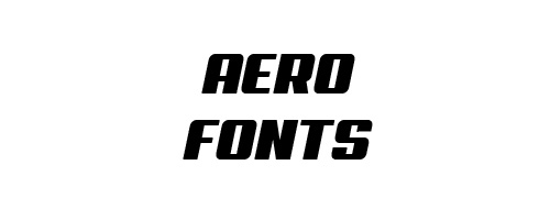 Aero Free Font