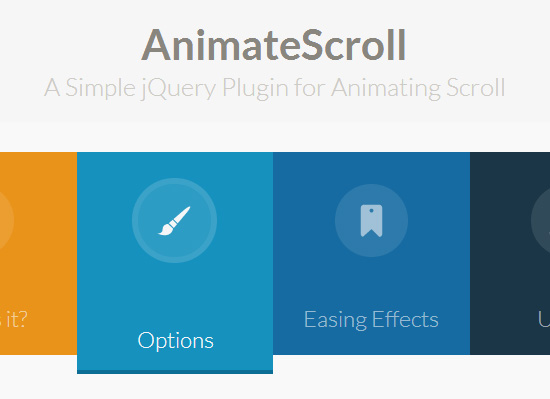 jQuery Plugin for Animating Scroll