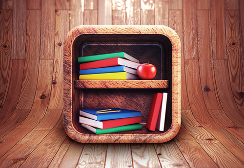 App Icon Design - Book Shelf