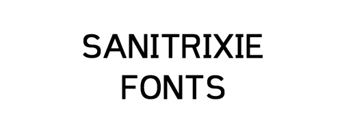 Sanitrixie Free Font