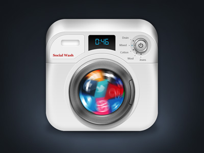 Washing Machine iOS Icon