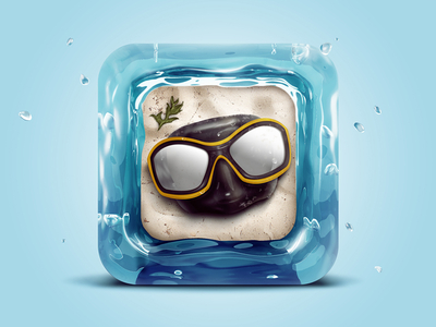 Water Goggles iOS App Icons