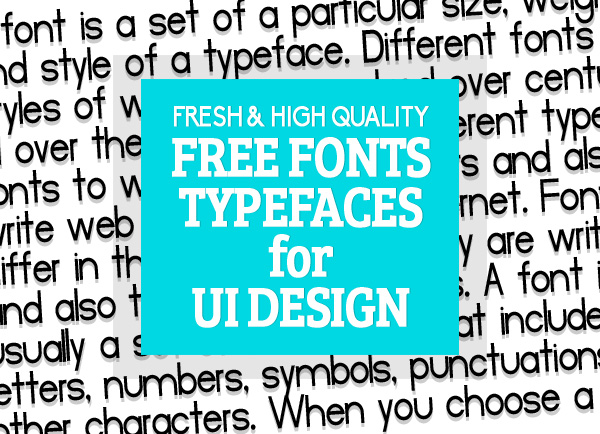 free fonts typefaces for designers