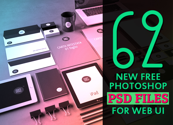 New Photoshop free psd files for UI Design