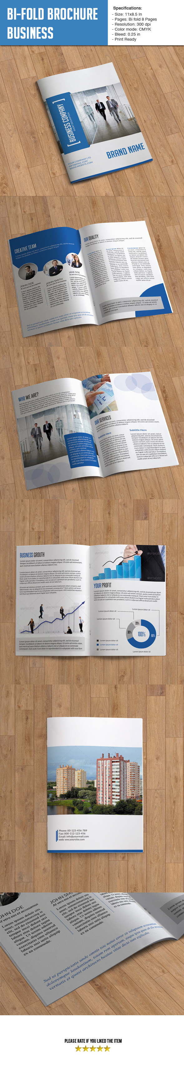 Bifold Brochure for Business- 8 Pages