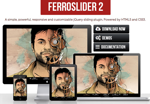 FerroSlider: Responsive jQuery Page Slider With HTML5 & CSS3