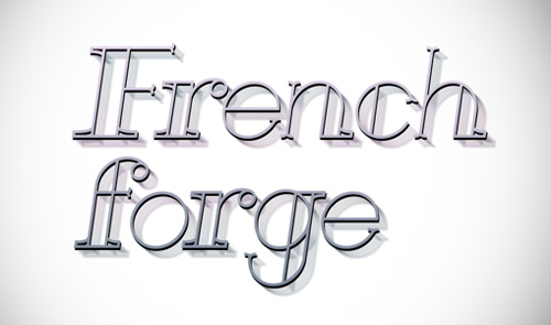 French Forge Typeface