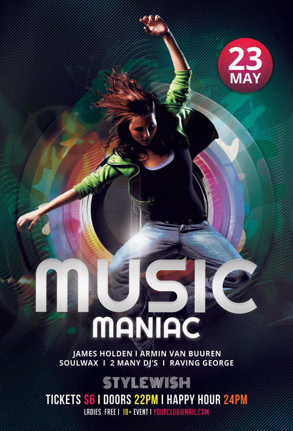 Music Maniac Flyer