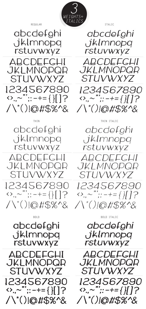 WABECO font letters