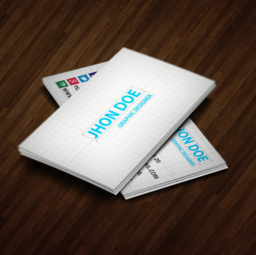 Vector Workshop Style Business Card