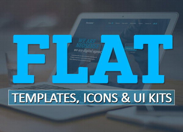Flat Design Templates, Icons and UI Kits for Designers