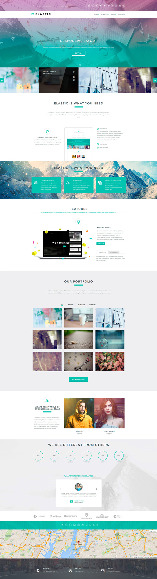 Elastic - WordPress Theme and Page Builder