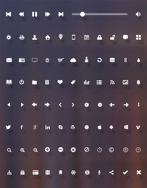  86 Free Flat Vector Icons