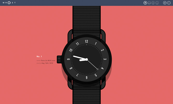 Wrist Flat Design Websites
