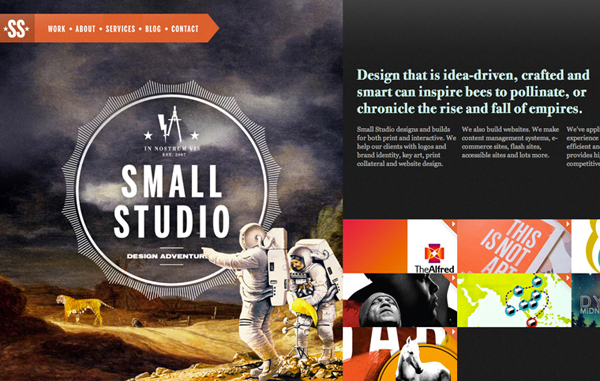 Small Studio Flat Design Websites