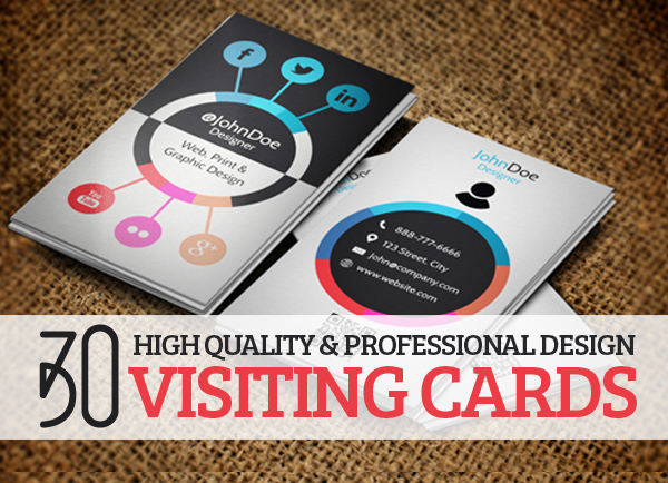 Visiting Cards Design for Professional
