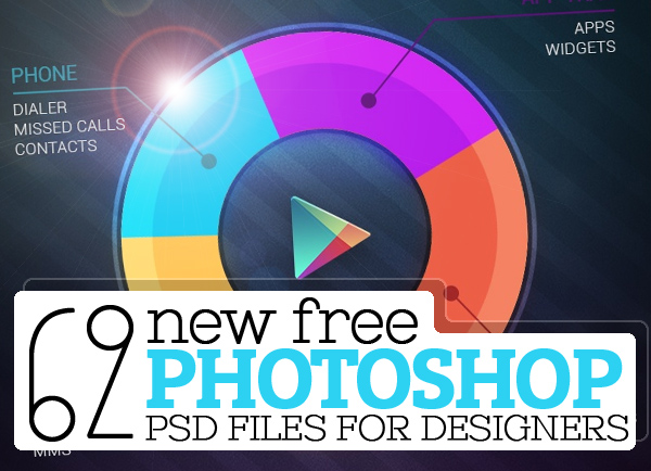 New free psd files for designers