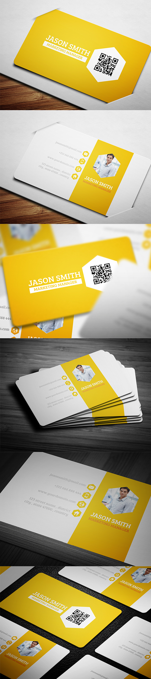 business cards template design - 4