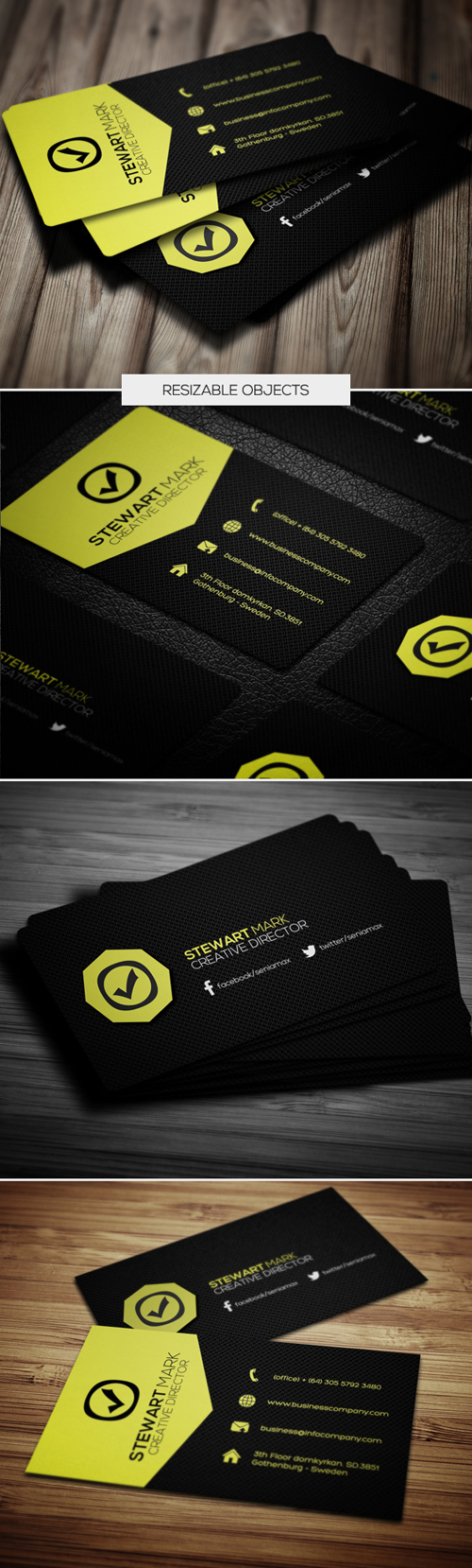 business cards template design - 7