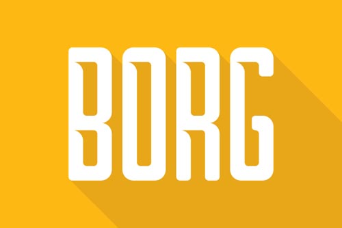 Borg free font