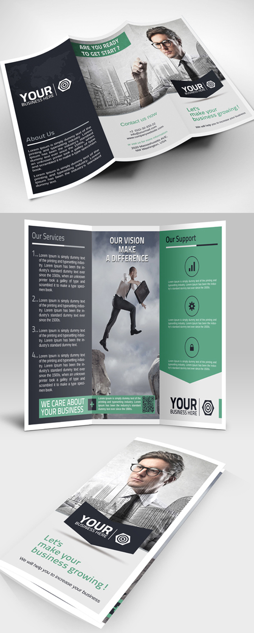 Creative Tri-Fold Corporate Brochure