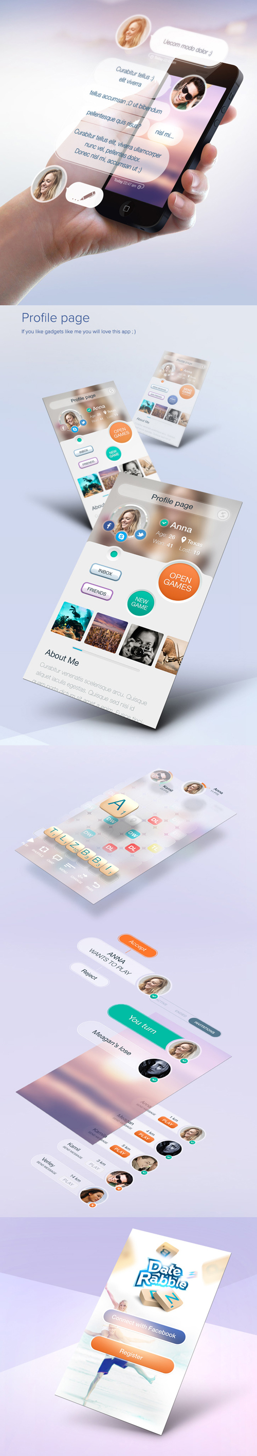 Game app UI Designs and Concepts for Inspiration