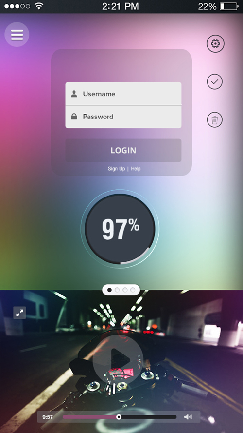 Mobile Apps concept UI Designs and Concepts for Inspiration