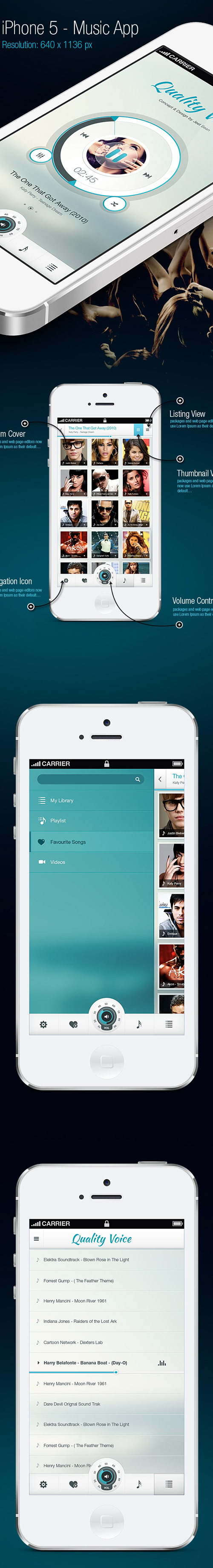 Quality Voice - Mobile App UI Designs and Concepts for Inspiration