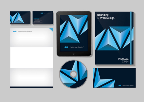 Corporate Identity : Flyer, Badge. Leaflet, Booklet, File Cover and Stationary - 10