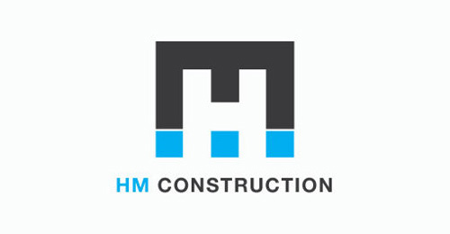 H.M. Construction Identity #logo #design