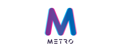 Metro rail #logo #design