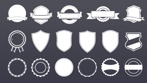 Badge Template Vector Graphics - 23