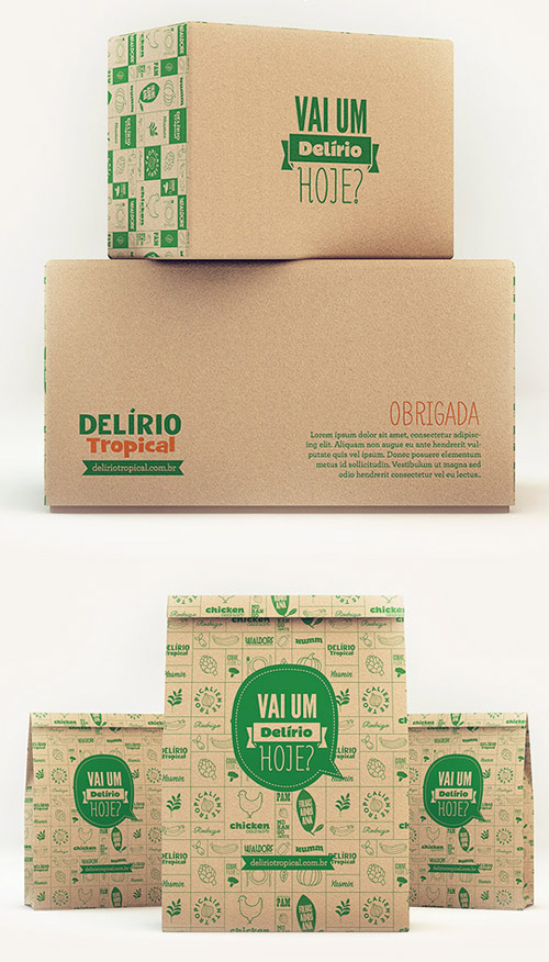 Delírio Tropical Packaging Design