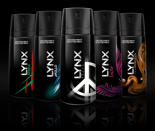 Men’s Grooming Range Lynx  Packaging Design