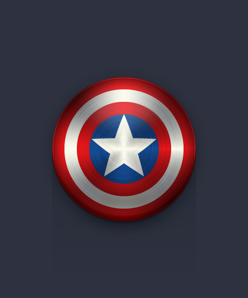 Create the Captain America Shield Icon in Adobe Illustrator